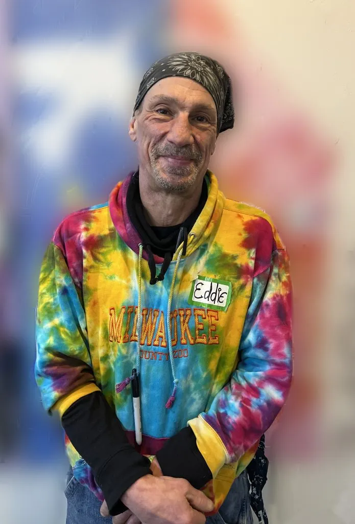 Eddie, guest at St. John's Ministries