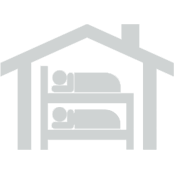 illustrating of 2 people sleeping on bunkbeds