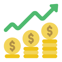 illustration of stacks of coins