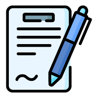 illustration of form and a pen